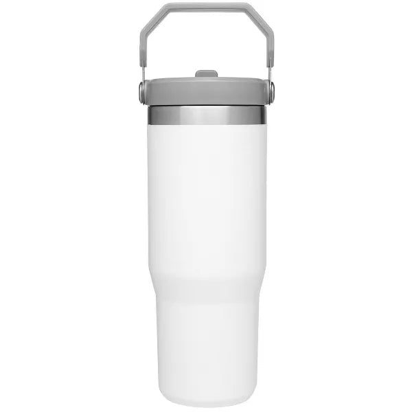 Stanley 30 oz Stainless Steel Ice Flow Flip Straw Tumbler
