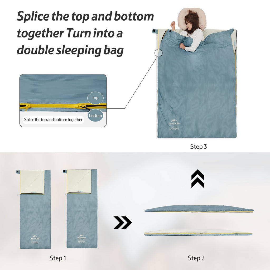 NatureSea™ Lightweight Comfortable Sleeping Bag 51.8°F / 11°C