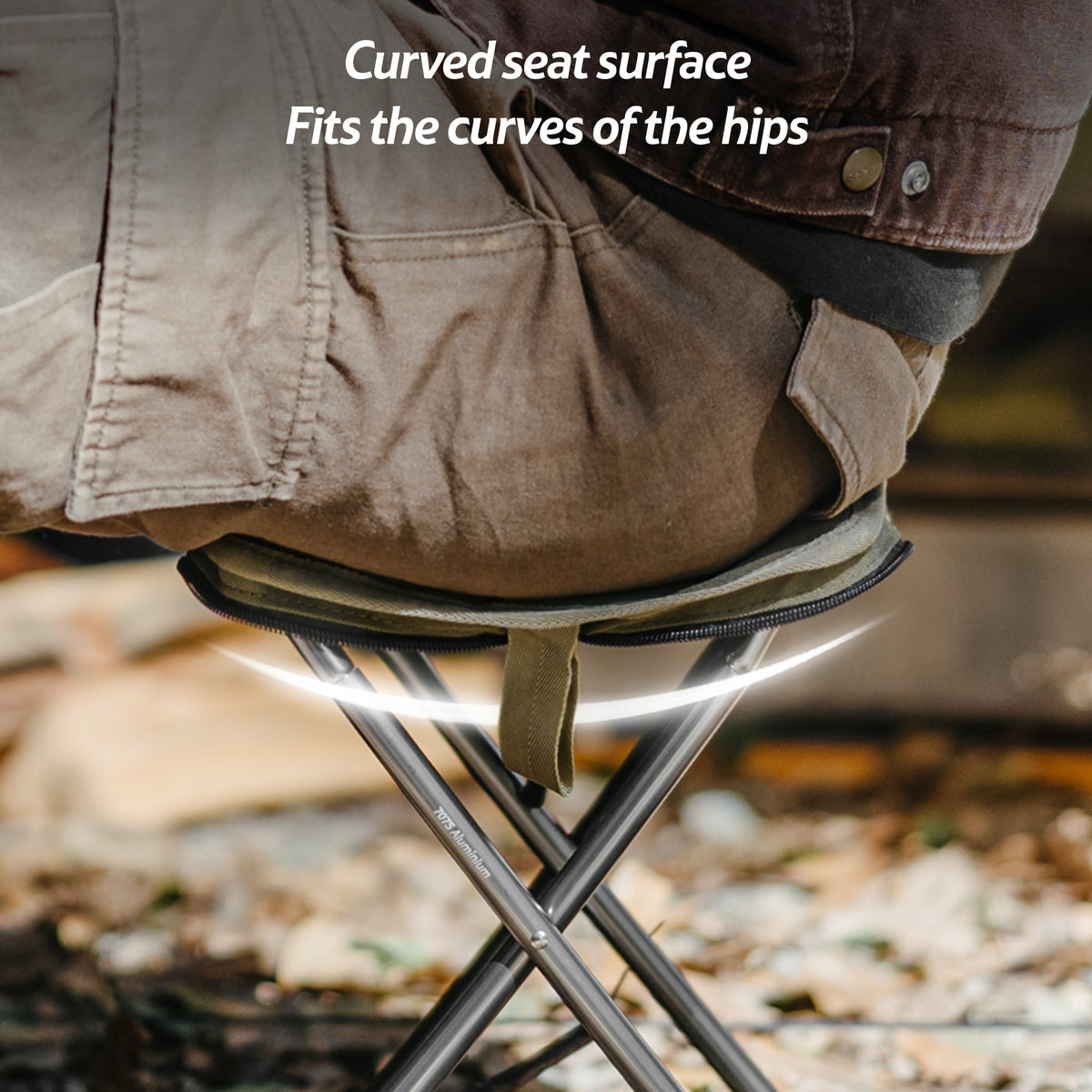 PeakLite™ XL01 Ultralight Folding Camping Stool