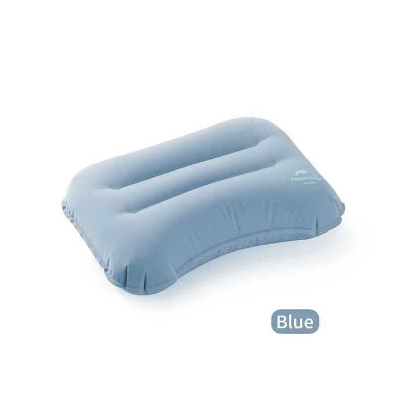 Soft TPU Flocked Inflatable Camping Pillow