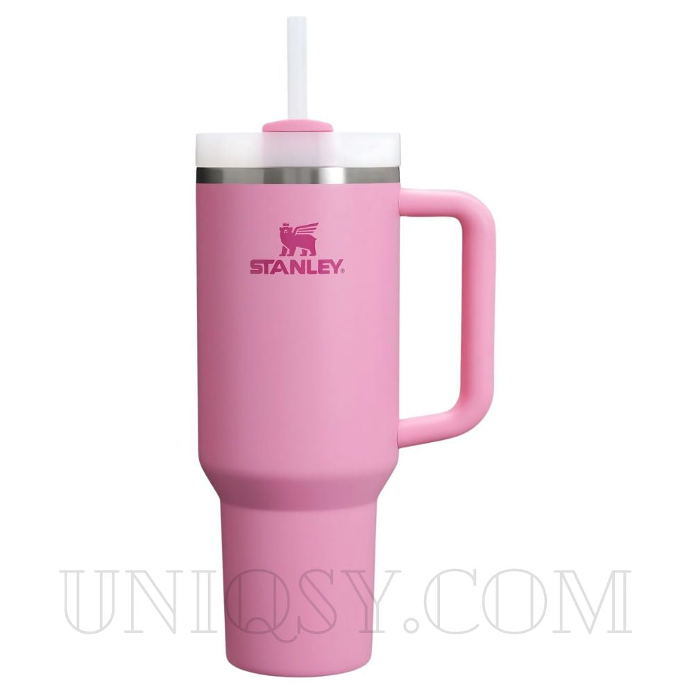 Pink Stanley 40 OZ Quencher Tumbler Cup