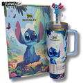 Stanley Stitch Blue 40 OZ Tumbler - Limited Edition