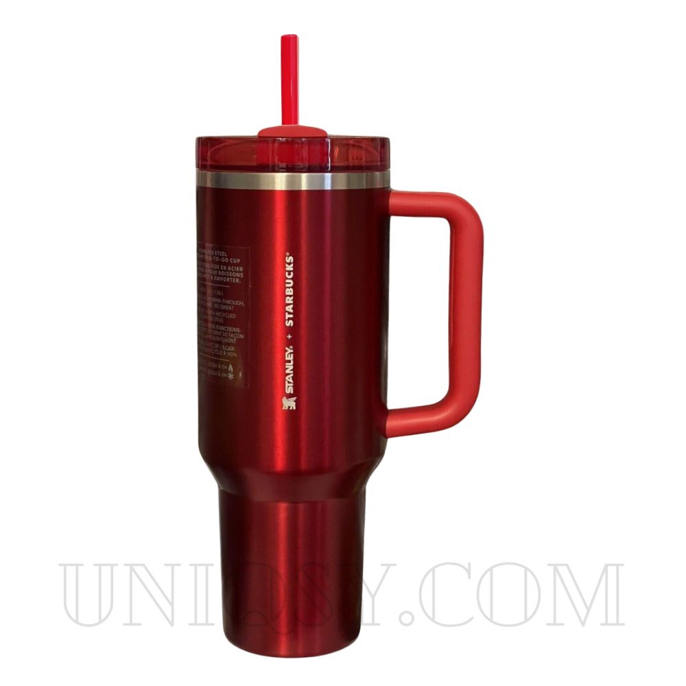Pink Stanley 40 OZ Quencher Tumbler Cup
