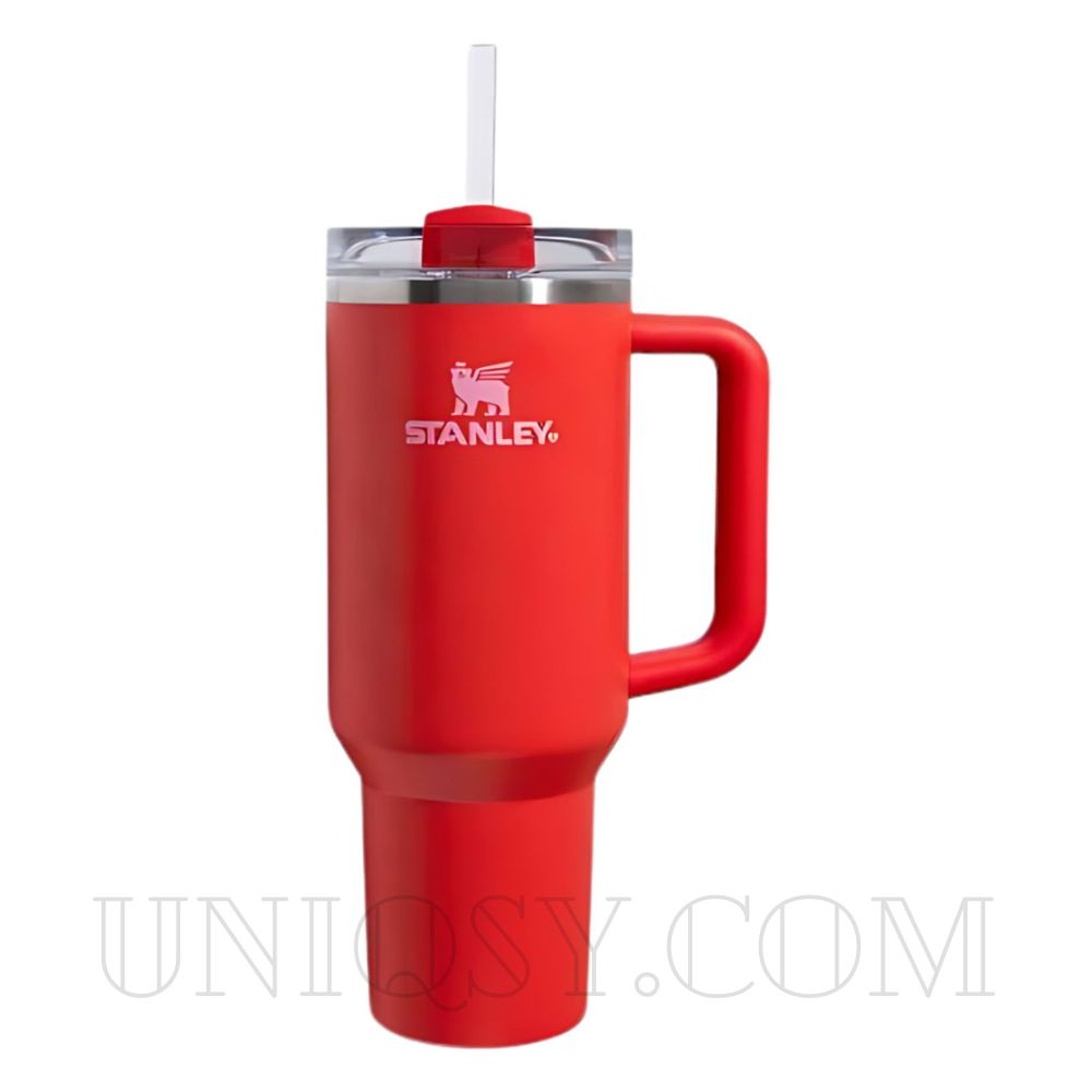 The Quencher Stanley Neon 40 OZ Tumbler Cup