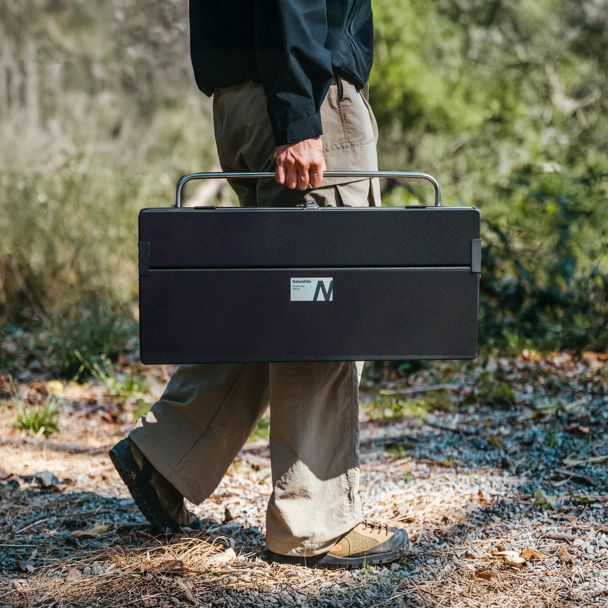 Naturehike Vertical Bbq Grill Black_With Storage Bag