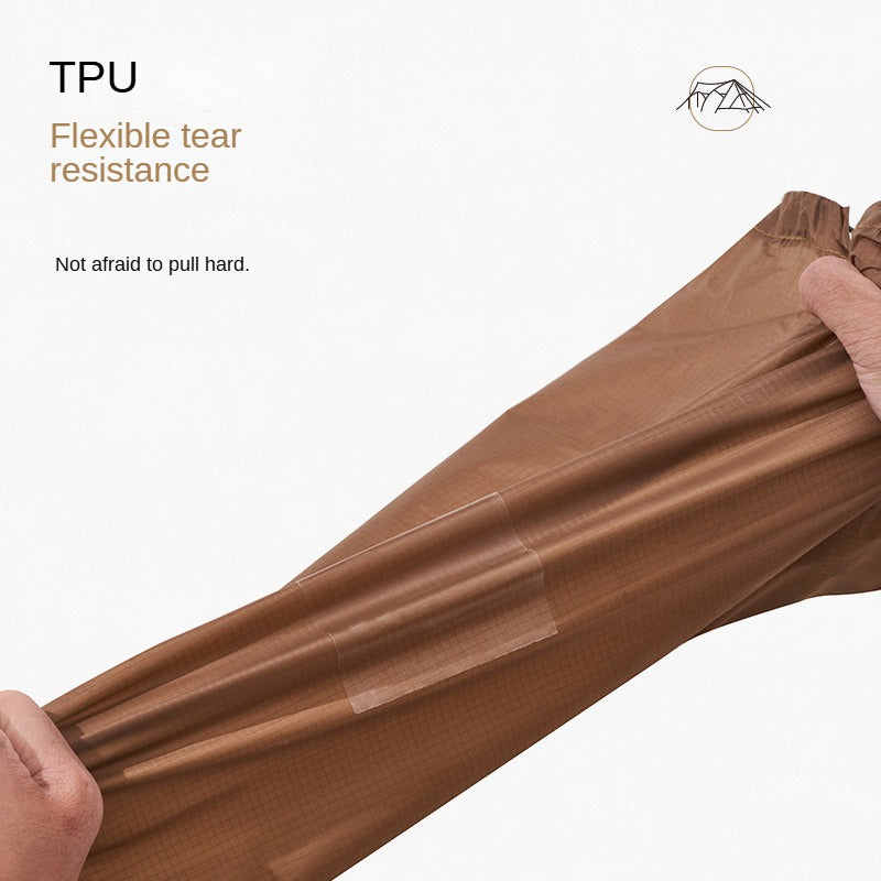 Mobi Garden TPU Repair Subsidy Portable Multi-use Emergency Repair Patches Waterproof Outdoor Camping Emergency Tear Cut Hole Adhesive Canopy Air Inflatables Bed 3pcs Pack