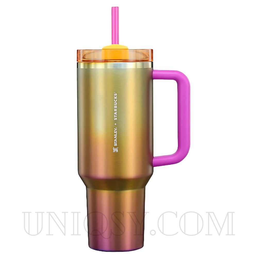 Stanley 40 OZ Tumbler with Handle and Straw Lid - Stainless Steel