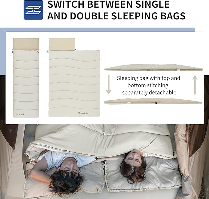 Naturehike LD250 Waterproof Sleeping Bag for All Seasons