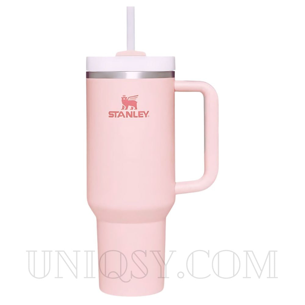 Stanley Tumbler with Handle & Straw Lid - Stainless Steel, Vacuum Insulated, Thermal Iced Travel Mug (40 OZ)