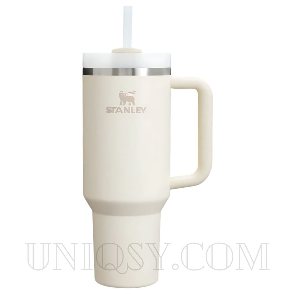 Stanley Cream White 40 OZ Quencher Flowstate Tumbler Cup