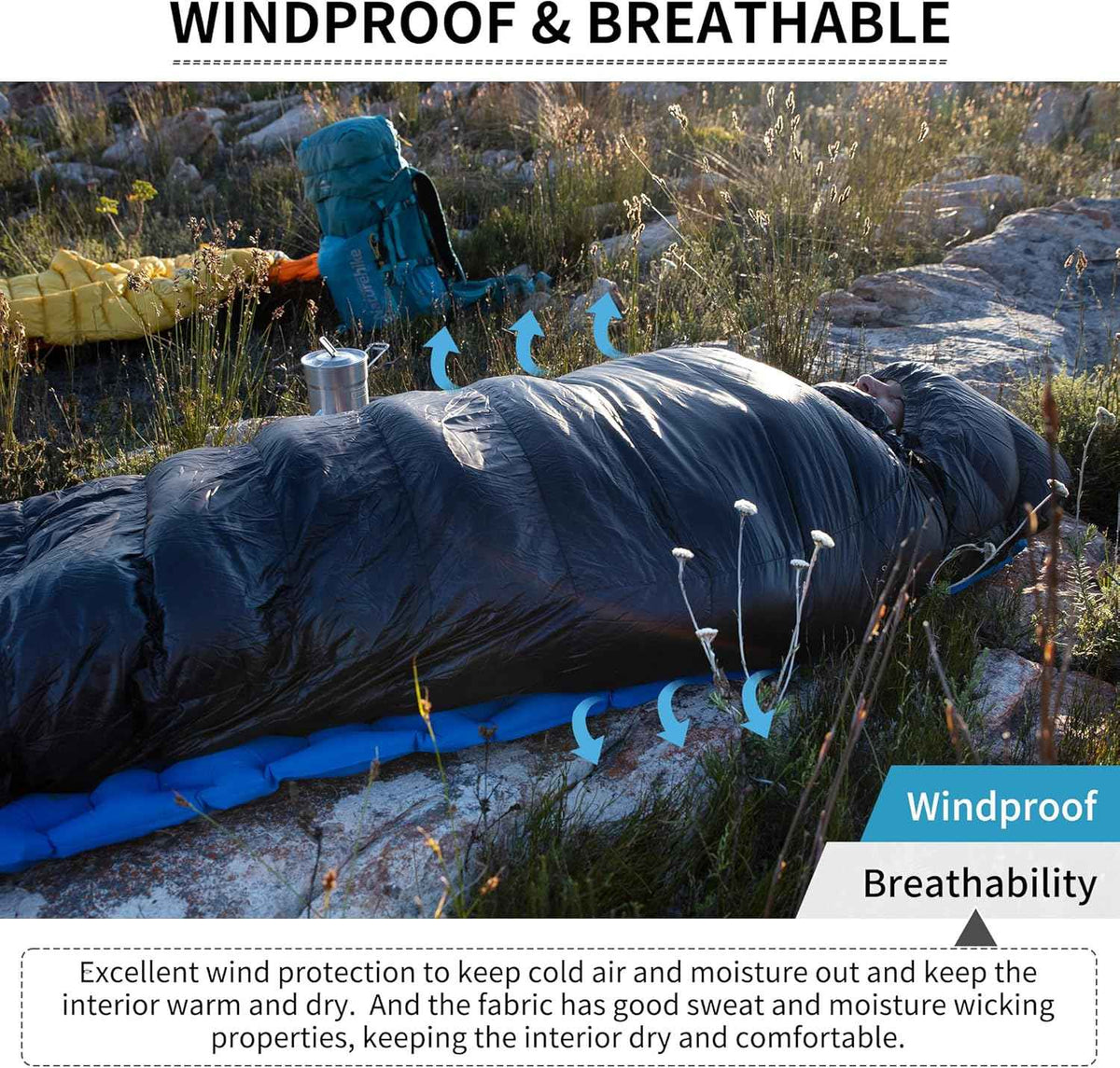 CW™400 Down Ultralight Sleeping Bag 41°F / 5°C