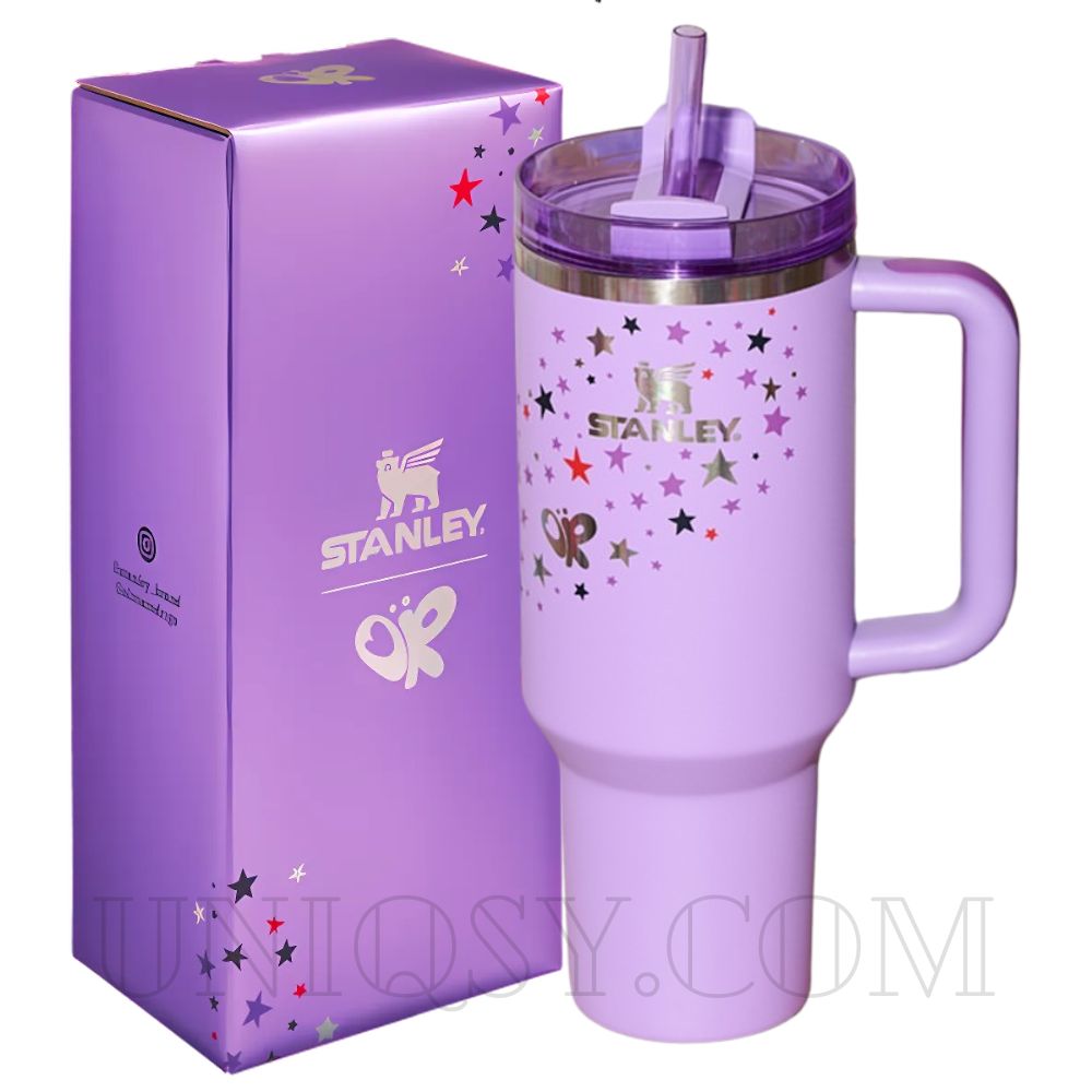 Stanley 40 OZ Tumbler with Handle and Straw Lid - Stainless Steel