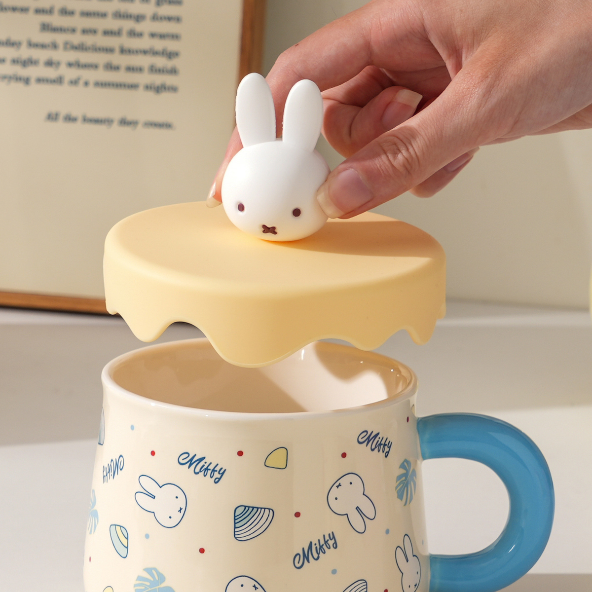 Miffy Sweet Melt Ceramic Mug with 3D Lid