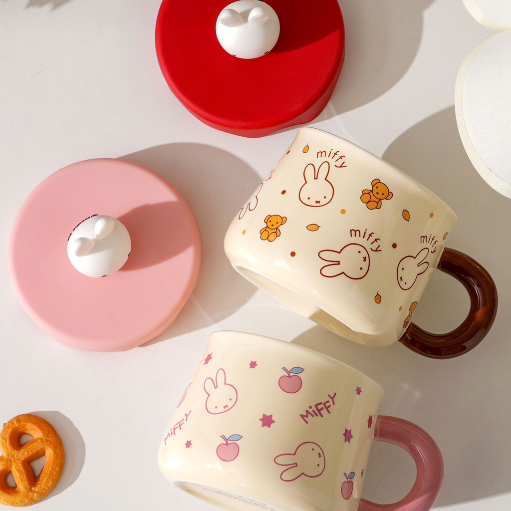 Miffy Sweet Melt Ceramic Mug with 3D Lid