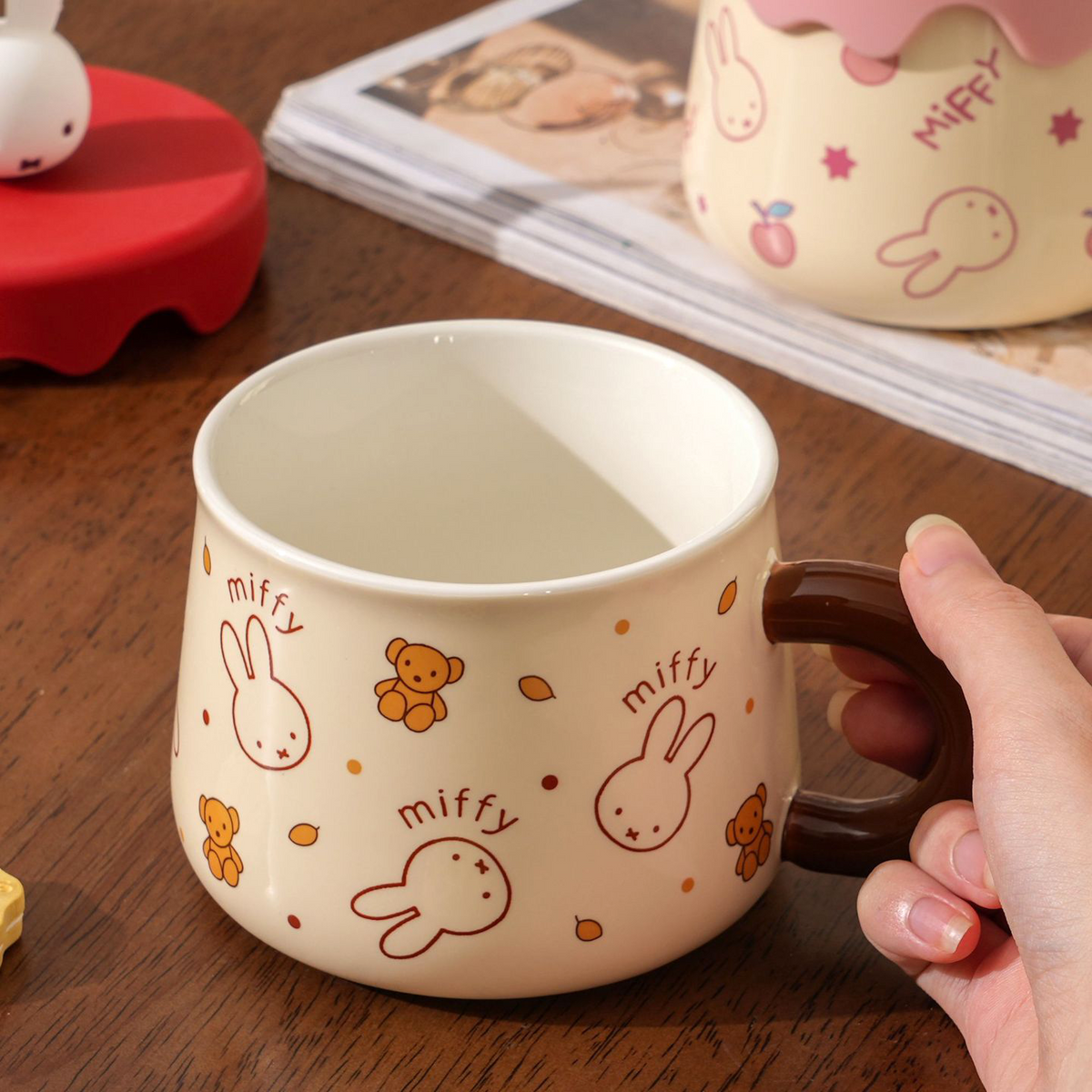 Miffy Sweet Melt Ceramic Mug with 3D Lid