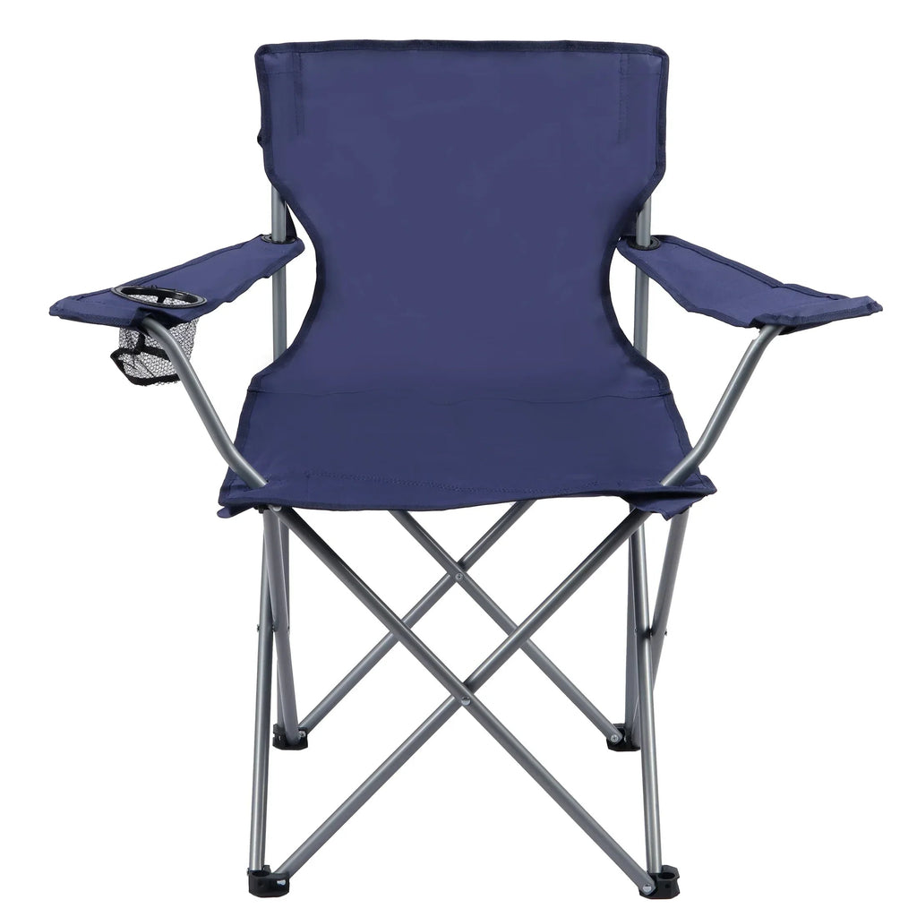 Ozark Trail Folding Camp Chair with Cup Holder – Lightweight, Portable Outdoor Chair for Camping, Tailgating & Sports – Peri Night