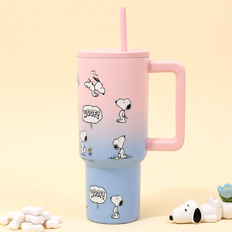 Peanuts Snoopy Woof Travel Tumbler - Limited Ombre Color