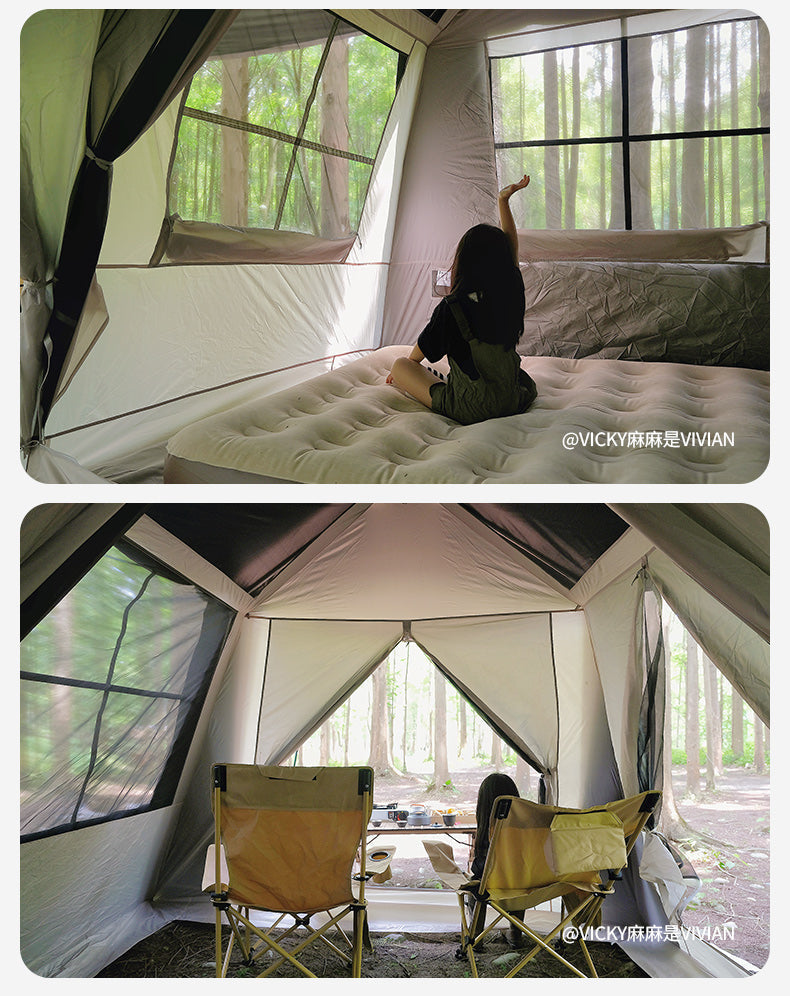 Mobi Garden Holiday Mountain Residence 10.9 Tent (Black Coated)